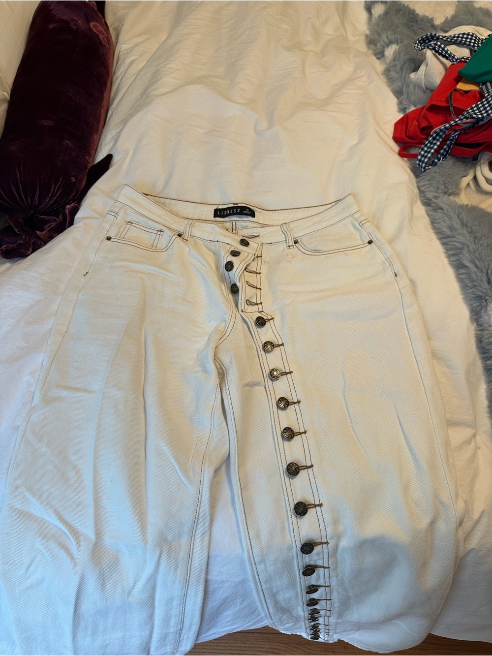 Lioness white jeans